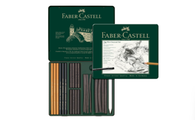 CARBONCILLO PITT FABER CASTELL 24 SET