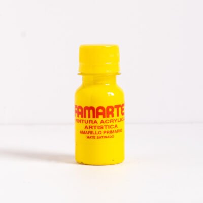 PINTURA ACRÍLICA COLORES PRIMARIOS FAMARTE - 60ML, AMARILLO