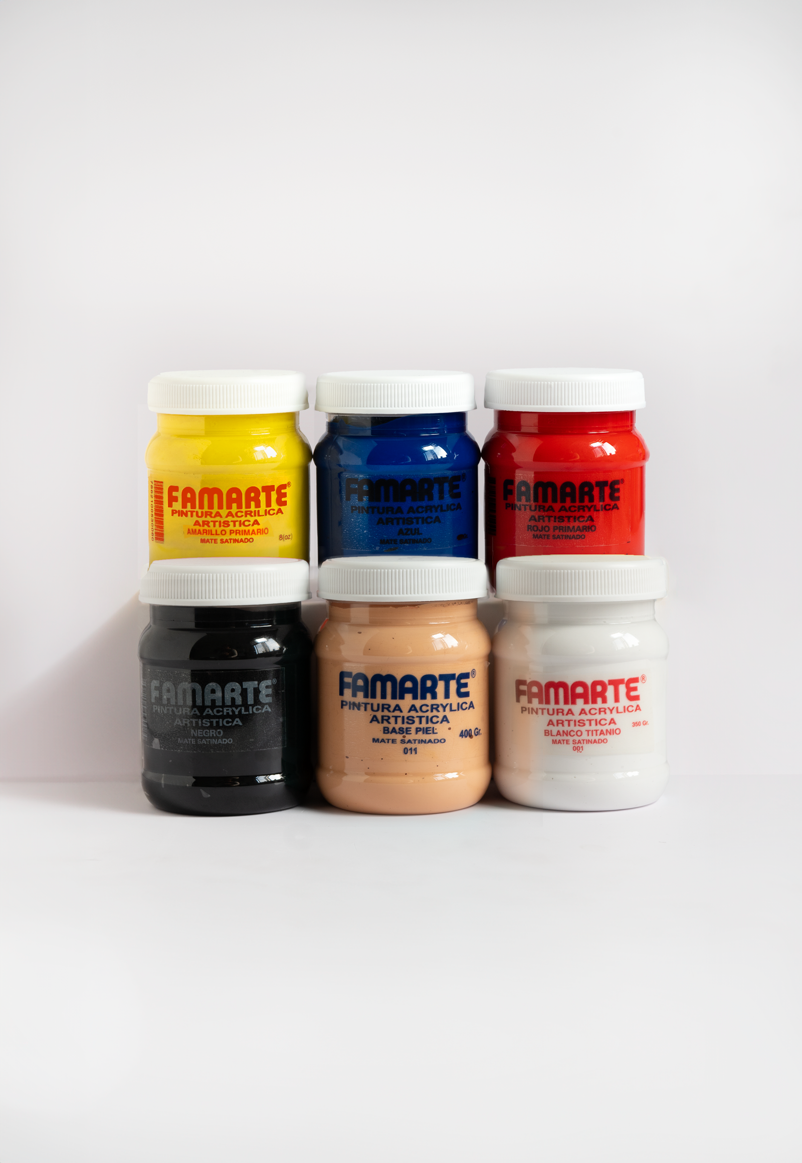 PINTURA ACRÍLICA COLORES PRIMARIOS FAMARTE - Imagen 5