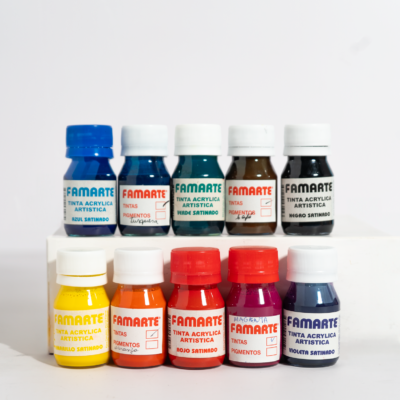 TINTA ACRÍLICA FAMARTE – PARA PLUMILLA, CANUTERO Y PLUMA FUENTE