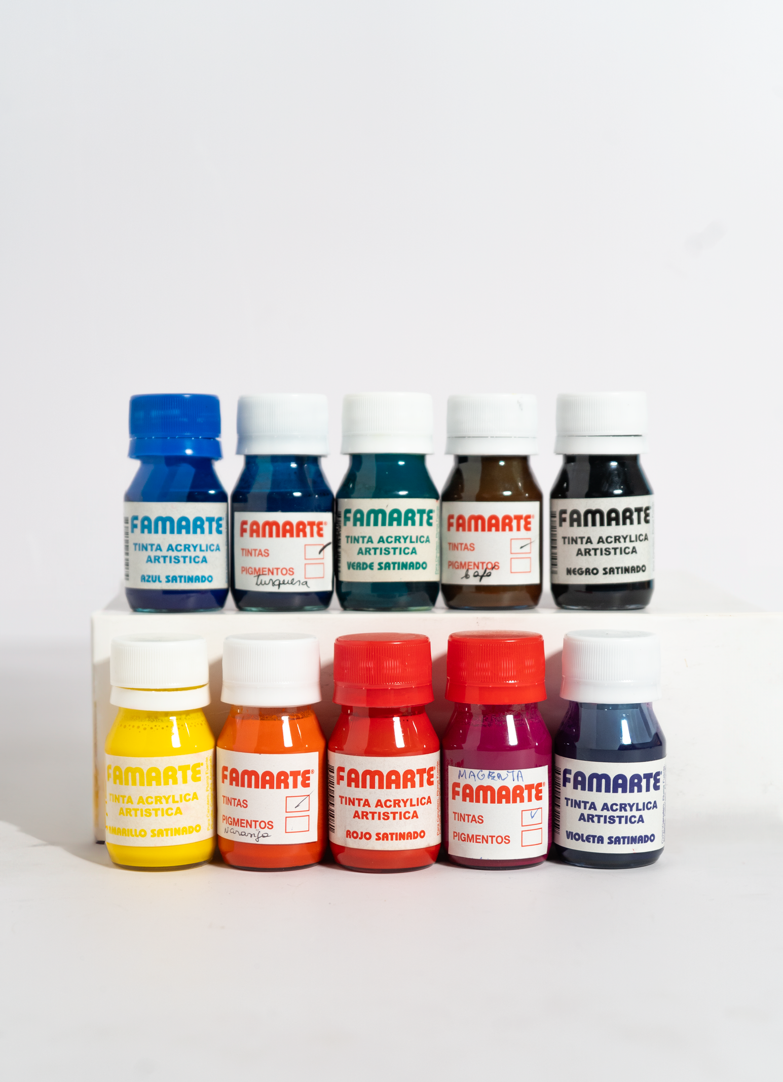 TINTA ACRÍLICA FAMARTE – PARA PLUMILLA, CANUTERO Y PLUMA FUENTE