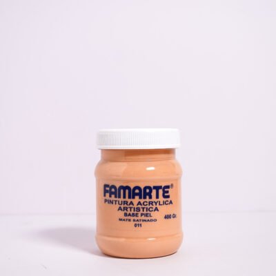 PINTURA ACRÍLICA COLORES PRIMARIOS FAMARTE - 235ML, BASE PIEL